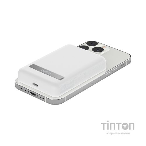 Батарея універсальна Belkin 5000mAh MagSafe Wireless White (BPD004BTWT)
