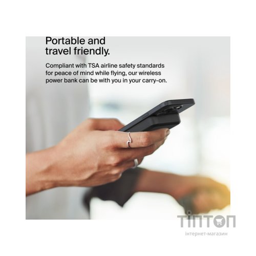 Батарея універсальна Belkin 8000mAh MagSafe Wireless Qi2 Black (BPD007BTBK)