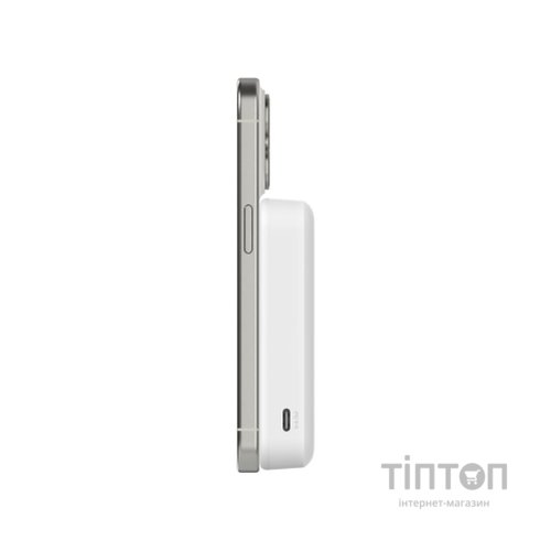 Батарея універсальна Belkin 8000mAh MagSafe Wireless Qi2 White (BPD007BTWH)