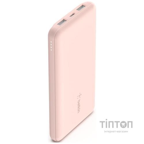 Батарея універсальна Belkin BoostUP Charge 10000mAh Rose Gold (BPB011BTRG)
