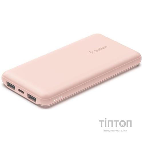 Батарея універсальна Belkin BoostUP Charge 10000mAh Rose Gold (BPB011BTRG)