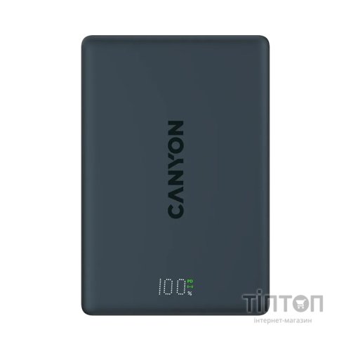 Батарея універсальна Canyon 10000mAh OnPower 511 PD20W Magnetic wireless MagSafe Black (CNS-CPB511B)