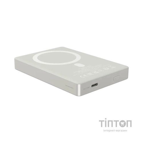 Батарея універсальна Canyon 10000mAh OnPower 511 PD20W Magnetic wireless MagSafe Grey (CNS-CPB511G)