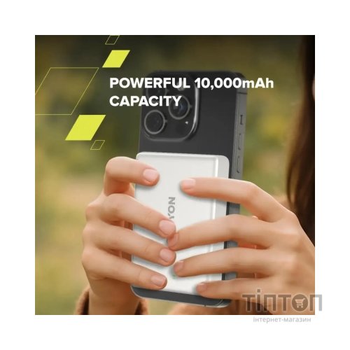 Батарея універсальна Canyon 10000mAh OnPower 511 PD20W Magnetic wireless MagSafe Grey (CNS-CPB511G)