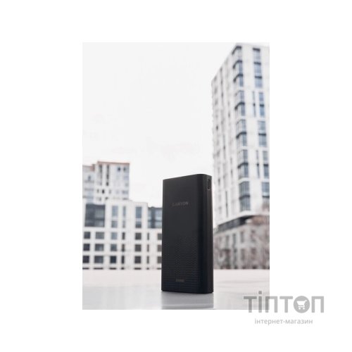 Батарея універсальна Canyon 20000mAh, Input 5V/2A, Output 5V/2.1A(Max), Black (CNE-CPB2001B)