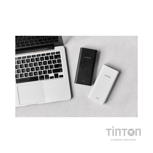 Батарея універсальна Canyon 20000mAh, Input 5V/2A, Output 5V/2.1A(Max), White (CNE-CPB2001W)