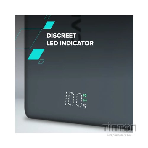 Батарея універсальна Canyon 5000mAh OnPower 500 PD20W Magnetic wireless MagSafe Black (CNS-CPB500B)