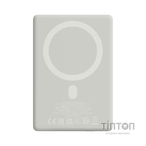 Батарея універсальна Canyon 5000mAh OnPower 500 PD20W Magnetic wireless MagSafe Grey (CNS-CPB500G)