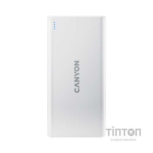 Батарея універсальна Canyon PB-106 10000mAh Input 5V/2A, Output 5V/2.1A(Max) (CNE-CPB1006W)
