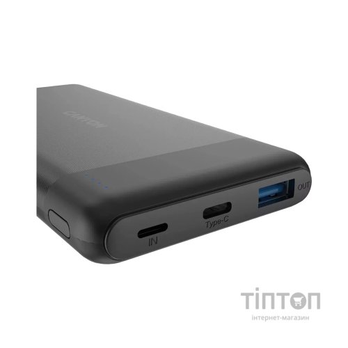 Батарея універсальна Canyon PB-109 10000 mAh PD/18W QC/3.0/20W Black (CNE-CPB1009B)