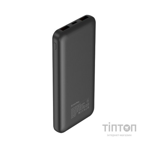Батарея універсальна ColorWay 10 000 mAh PD/22.5W, QC/3.0, LCD, Black (CW-PB100LPB3BK-PDD)