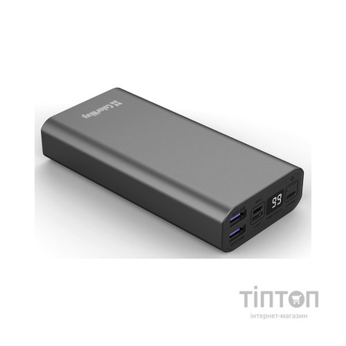 Батарея універсальна ColorWay 20 000 mAh PD/20W, QC/3.0, USB-C/Micro-USB/Lightning/USB-A max.22.5W Gray (CW-PB200LPH3GR-PDD)