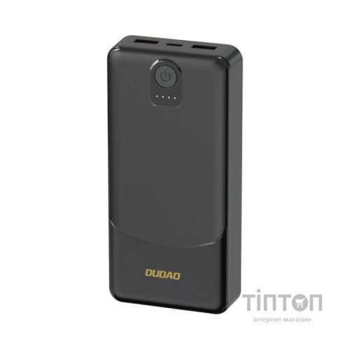 Батарея універсальна Dudao 10000mAh K10 12W, 2*USB-A, USB-C(IN), Black (6977196682164)