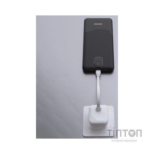 Батарея універсальна Dudao 10000mAh K10 12W, 2*USB-A, USB-C(IN), Black (6977196682164)
