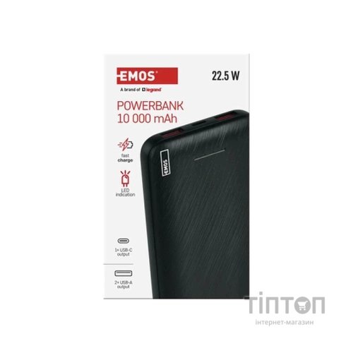 Батарея універсальна EMOS 10000mAh AlphaQ3, 22.5W, black (B0571B)