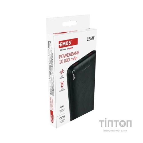 Батарея універсальна EMOS 10000mAh AlphaQ3, 22.5W, black (B0571B)