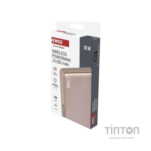 Батарея універсальна EMOS 10000mAh, MagSafe, 20W, pink (B0552RG)