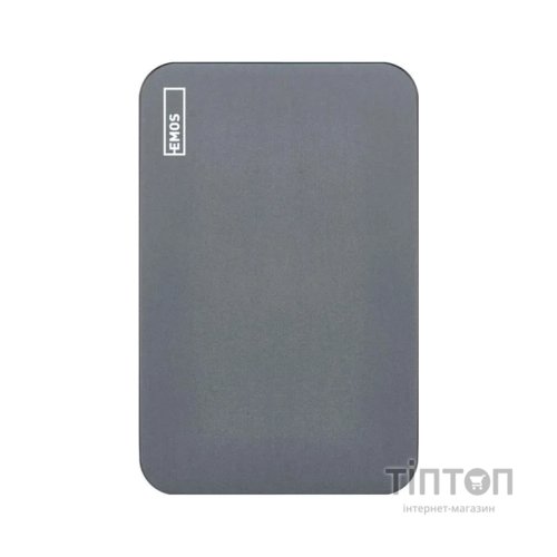 Батарея універсальна EMOS 10000mAh WI1046, 20W, Wireless, grey (B0551GY)