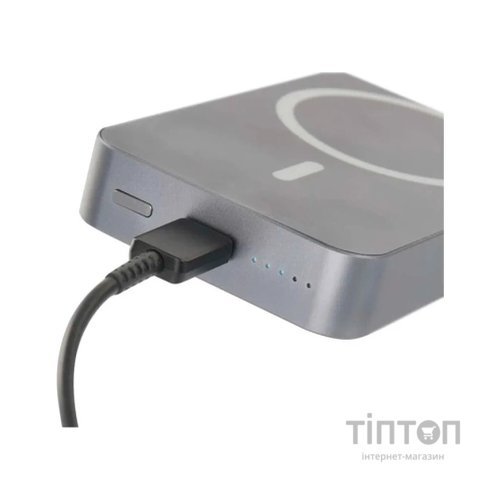 Батарея універсальна EMOS 10000mAh WI1046, 20W, Wireless, grey (B0551GY)