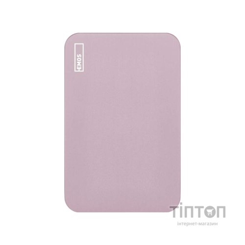 Батарея універсальна EMOS 10000mAh WI1046, 20W, Wireless, salmon (B0551S)