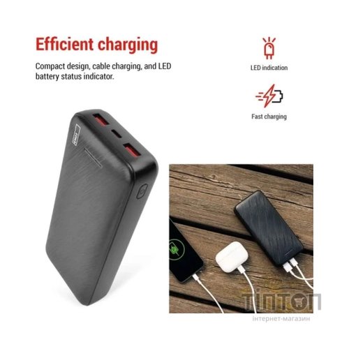 Батарея універсальна EMOS 20000mAh AlphaQ3, 22.5W, black (B0572B)