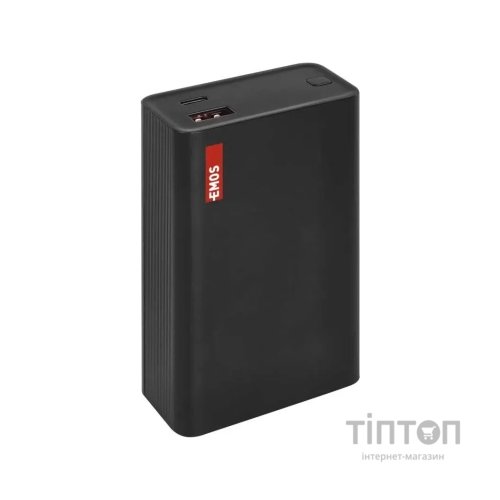 Батарея універсальна EMOS 20000mAh NTBF20, 65W, Pass-through, black (B0560B)