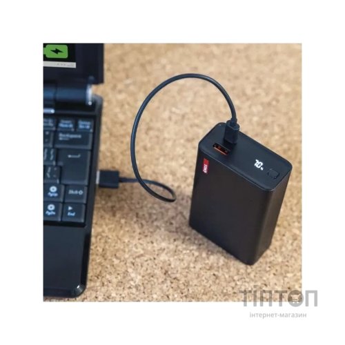 Батарея універсальна EMOS 20000mAh NTBF20, 65W, Pass-through, black (B0560B)