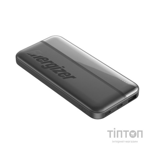 Батарея універсальна Energizer 10000mAh 15W, USB-А, 2*USB-C, Black (UE10050CC)