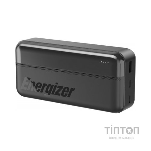 Батарея універсальна Energizer 30000mAh 15W 3A, USB-А, 2хUSB-C Black (UE30050CC)