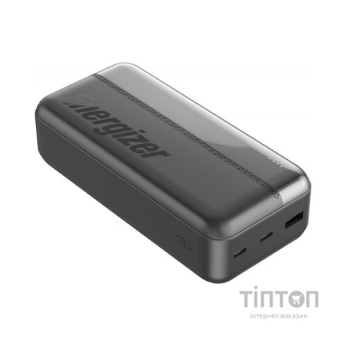 Батарея універсальна Energizer 30000mAh 15W 3A, USB-А, 2хUSB-C Black (UE30050CC)