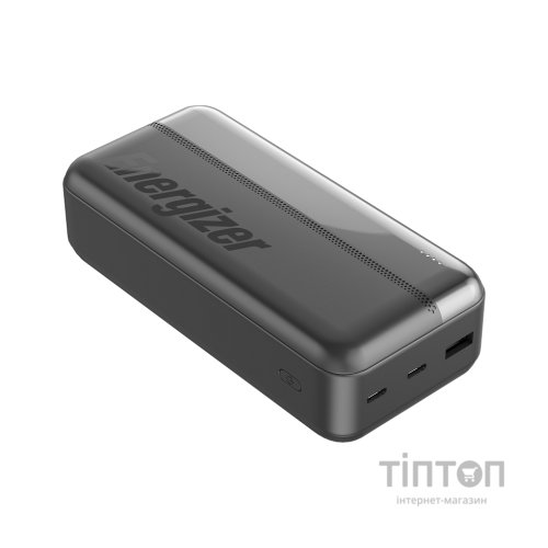 Батарея універсальна Energizer 30000mAh, USB-A 5V/2.1A, Type-C 5V/2A, Black (UE30050С)