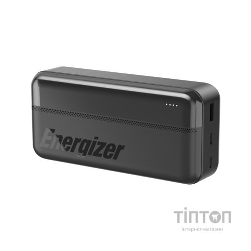 Батарея універсальна Energizer 30000mAh, USB-A 5V/2.1A, Type-C 5V/2A, Black (UE30050С)