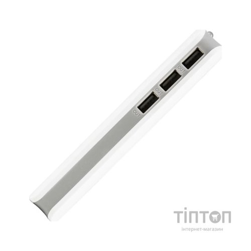 Батарея універсальна Esperanza 8000mAh input/Micro-USB, output/3*USB, White/Grey (EMP106WE)