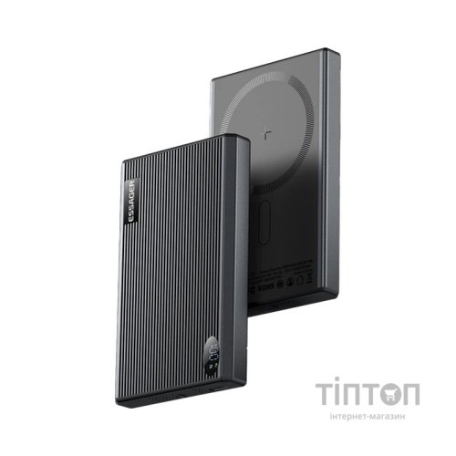Батарея універсальна Essager 10000mAh Shining magnetic 20W PD QC/3.0 (EDY1W-SY0G-Z)
