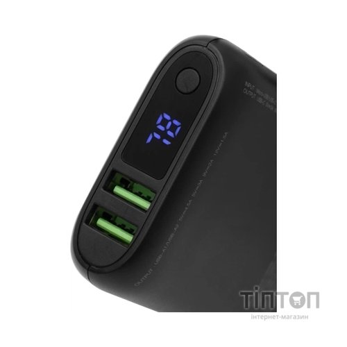Батарея універсальна GEAR 10000mAh, PD/22.5W, black (WP942P)