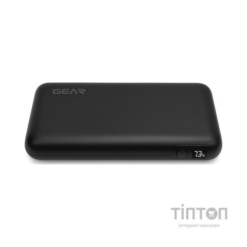 Батарея універсальна GEAR 20000mAh, PD/22.5W, black (WP952P)