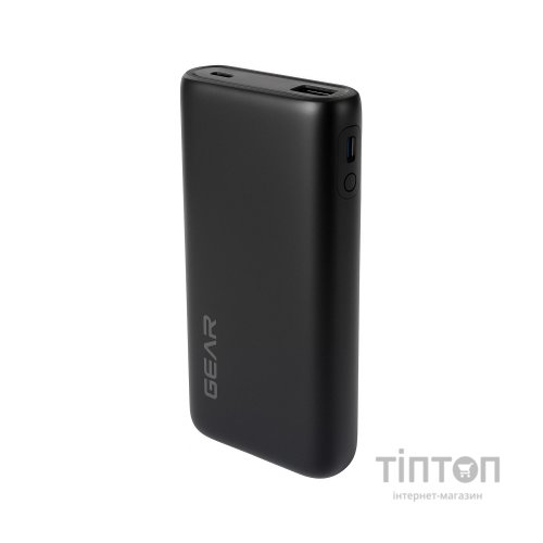 Батарея універсальна GEAR 20000mAh, PD/70W, black (DL203C)