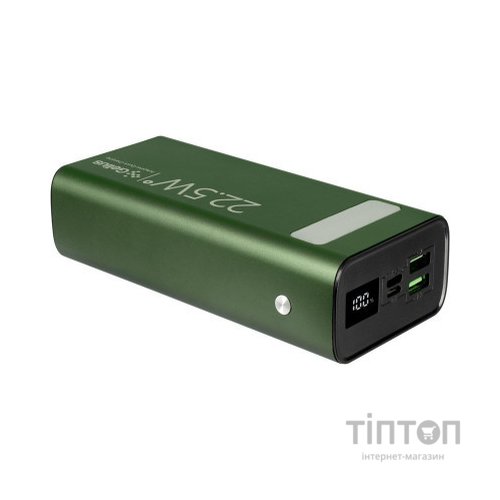 Батарея універсальна Gelius Lightstone GP-PB300 30000mAh QC+PD (22.5W) Green (00000090465)