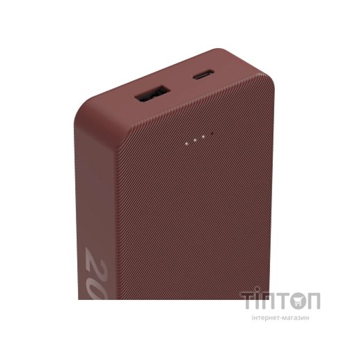 Батарея універсальна Hama 20000mAh, 15W/5V/3A, USB-C, USB-A, red (00201717)
