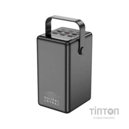 Батарея універсальна HOCO 100000mAh Endure 22.5W PD, QC, LED Lamp, Black (DB03 / 714721)