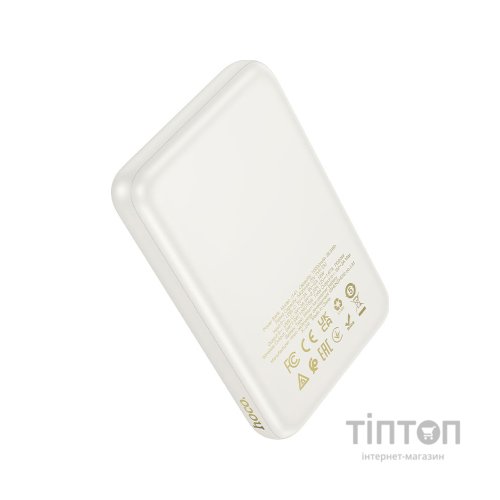 Батарея універсальна HOCO 10000mAh Grace PD/20W Magnetic White (J141 / 714985)