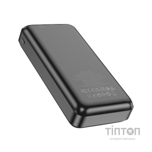 Батарея універсальна HOCO 20000mAh, 22.5W, Black (J101A / 45365)