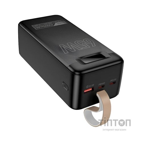 Батарея універсальна HOCO 40000mAh Aquila PD/3.0/65W QC/3.0 Black (DB82 / 714726)