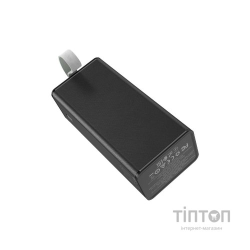 Батарея універсальна HOCO 40000mAh Powermaster PD/20W, QC/22.5W, Lamp, Black (J86 / 714737)