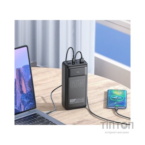 Батарея універсальна HOCO 50000mAh Apollo PD/65W QC/3.0 Black (DB81A / 714725)