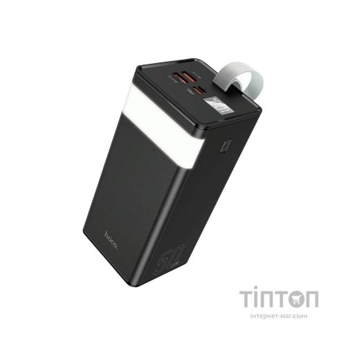 Батарея універсальна HOCO 50000mAh Powermaster PD/20W, QC/22.5W, Lamp, Black (J86A / 714738)