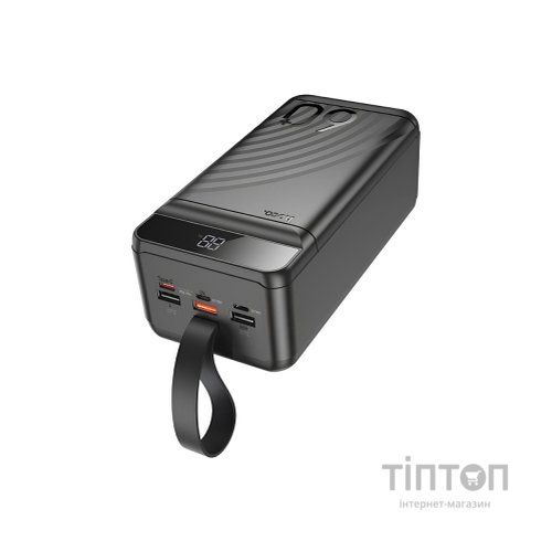 Батарея універсальна HOCO 60000mAh Element PD/20W, QC/22.5W, LED Lamp, Black (J123C / 714736)
