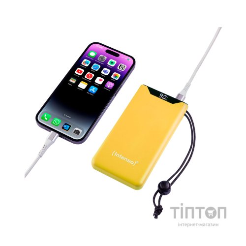 Батарея універсальна Intenso F10000 10000mAh QC/3.0 yellow (7332039)