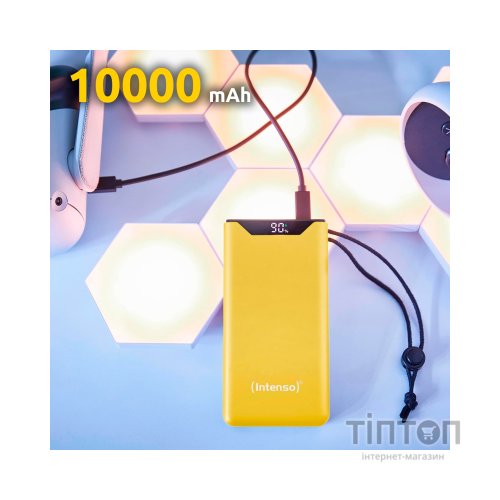 Батарея універсальна Intenso F10000 10000mAh QC/3.0 yellow (7332039)