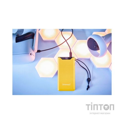 Батарея універсальна Intenso F10000 10000mAh QC/3.0 yellow (7332039)